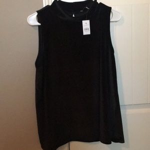 Black, Velvet sleeveless LOFT too. Brand new